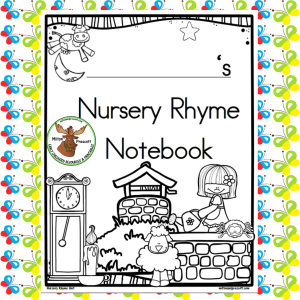 Nursery Rhyme, Notebook, Printable